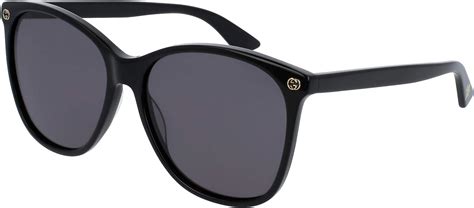 gucci 0024s black 001 58mm|Amazon.com: Gucci Womens UV Protection Classic Round .